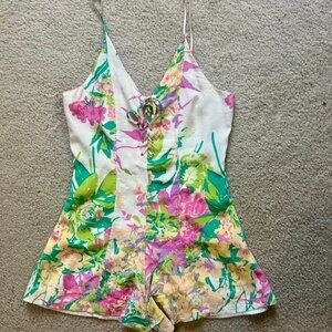 Yumi Kim 100% Silk Tropical Rompwe